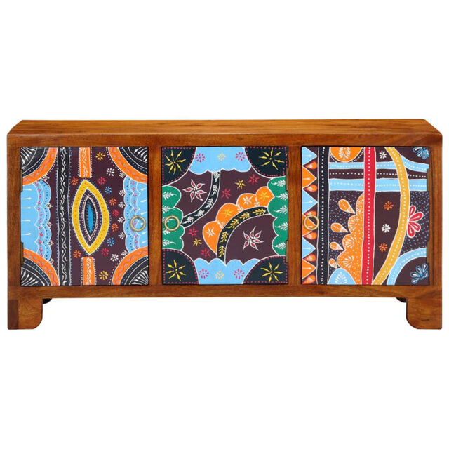 3 Pair Solid Wood Shoe Storage Cabinet