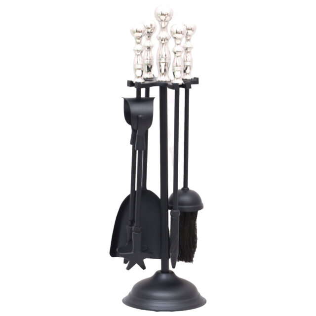Emiliya Metal Fireplace Tool Set