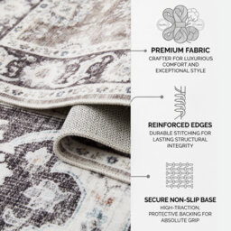 Cashmere Machine Tufted Area Rug ( Low-Pile Traditional)