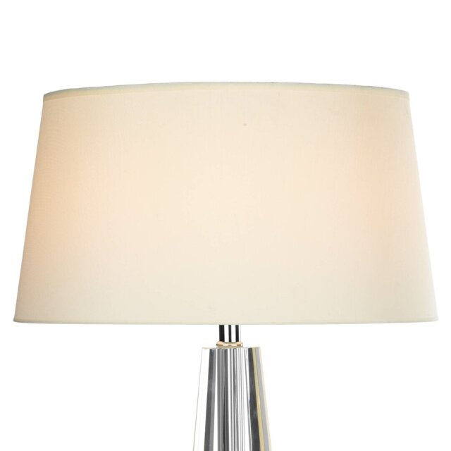 Spivey 8cm H Fabric Empire Candelabra Shade ( Screw On ) in Cream