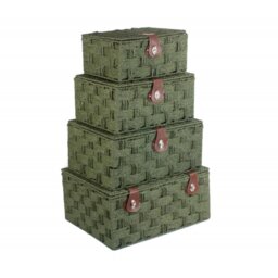 Union Rustic Fabric Decorative Bin
