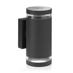 Newkirk Anthracite Grey 2 - Bulb 2.16cm H Outdoor Wall Lantern