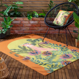 Floral 120cm X 170cm Indoor / Outdoor Area Rug