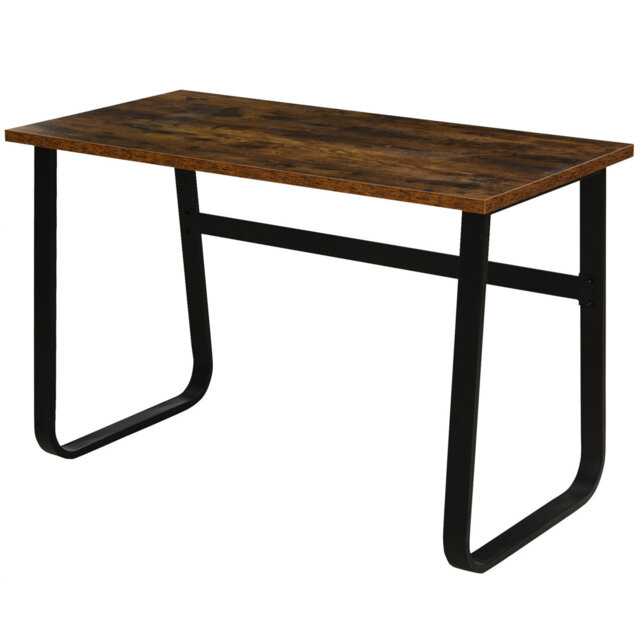 Writing Desk Workstation Center Laptop Table Industrial Design Furniture For Home Office Study Use