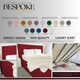 Ivy Panel Ottoman Storage Bed - Contemporary Velvet Upholstered Gas Lift Bed Frame with Headboard