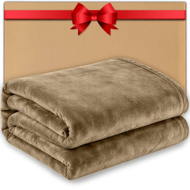 Pamposh Flannel Fleece Double Throw Blankets Microfiber Solid Blankets for Bed and Couch Ultrasoft Lightweight Plush Fleece Blanket Double Size for Ca