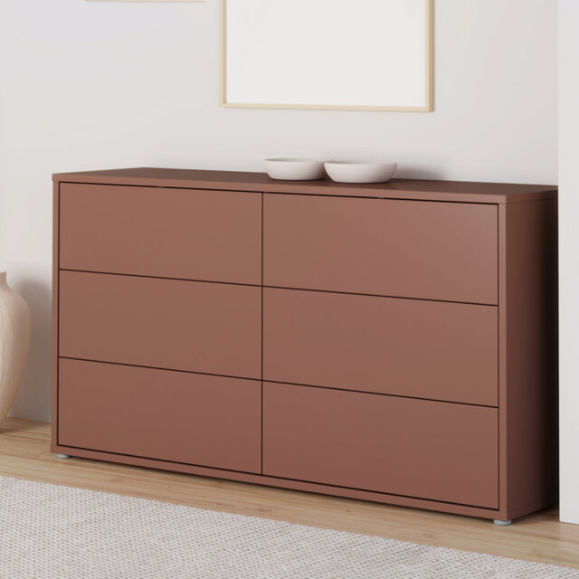 154.5cm W 6 - Drawer Chest of Drawers