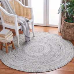 Round Amillianna Hand Woven Indoor / Outdoor Area Rug