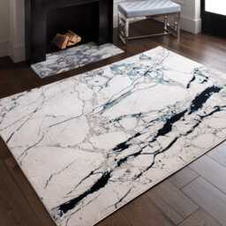 Aurora AU22 Quake Metallic Beige Area Rug
