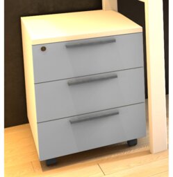 Favela 43cm Wide 3 -Drawer Mobile File Cabinet