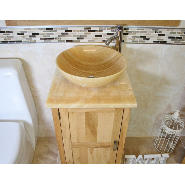 Nancy 500mm Single Bathroom Vanity with Vessel St1 Basin