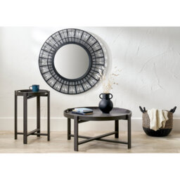 Bamboo / Rattan Round Wall Mirror