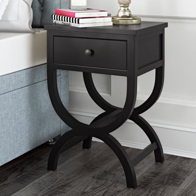 Cafar 1 Drawer Bedside Table