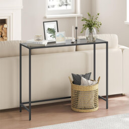 Joffe 100cm Glass Top Console Table