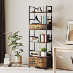176cm H x 60cm W Steel Standard Bookcase