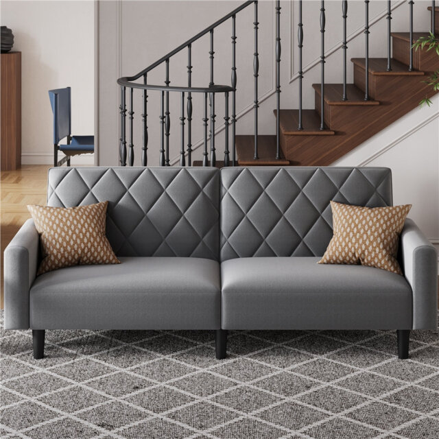 2-Seater Sofa Bed Aidden With Adjustable Backrest
