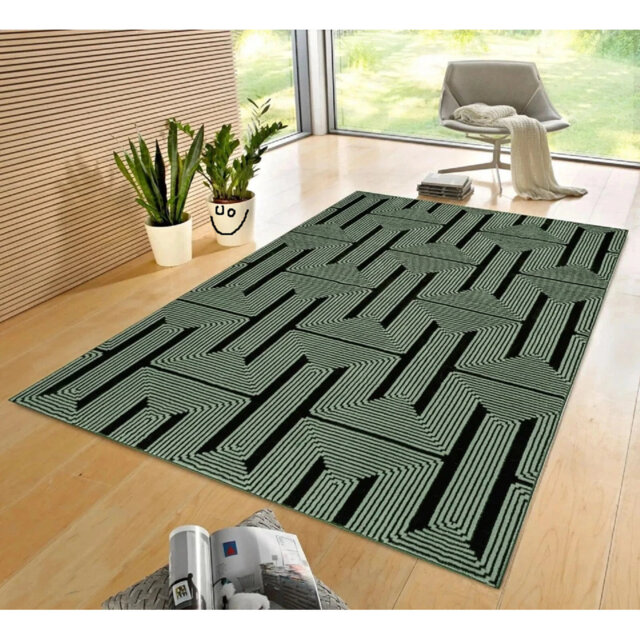 Modern Geometric Area Rug Abstract Textured Carpet For Living Room Bedroom Special Size Long Hallway Rug Floor Mats Small Door Mats