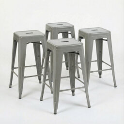Counter Stool with Metal Frame