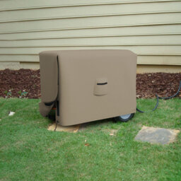 Heavy Duty Waterproof Generator Cover, All Weather Protection Universal Portable Generator Cover