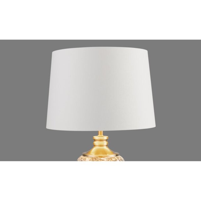 35cm Hessian Linen Empire Table Lamp Shade