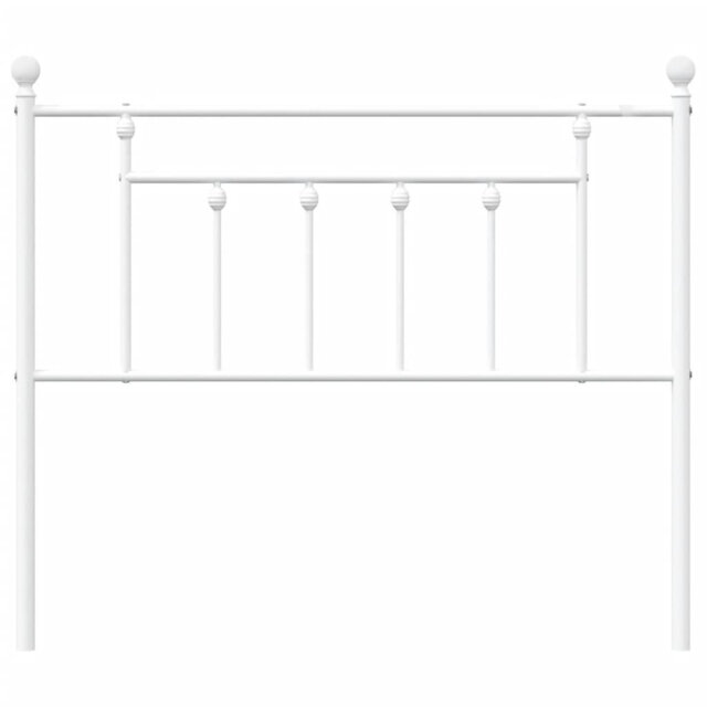 Vidaxl Metal Headboard White