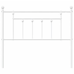 Vidaxl Metal Headboard White