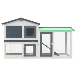 Lutterworth Outdoor Large Rabbit Hutch Small Animal House Pet Cage Wood 145x45x84 cm