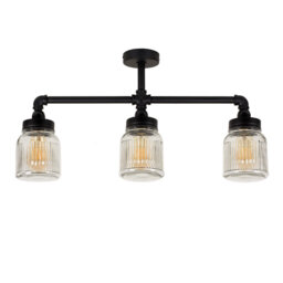Hanley Glass Semi Flush Mount