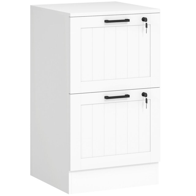 40cm Wide 2 -Drawer File Cabinet