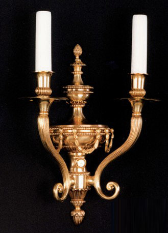 Bergstrom 2-Light Candle Wall Light