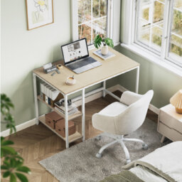 Alaudin Metal Base Computer Desk
