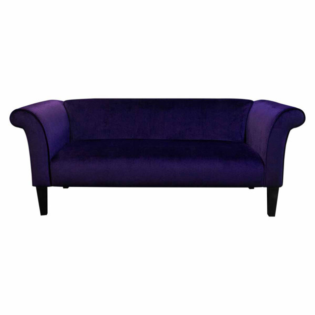 180Cm Round Arm Sofa