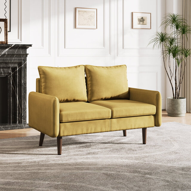 Rundelle Velvet Loveseat