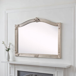 Kernberry Carved Arched Overmantle Accent Mirror