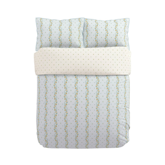 Spitalfields Rose Cotton Duvet Cover Set