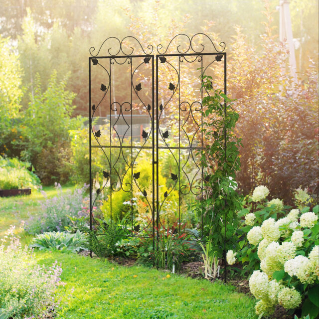 Yerang Garden Trellis for Climbing Plants Set of 2 50 x 181cm