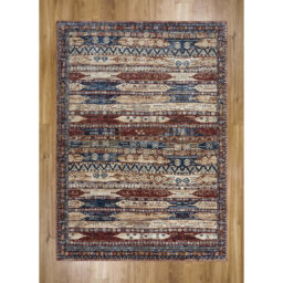 Elick Ivory/Red Rug