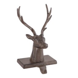 Deer Bust Christmas Stocking Holder