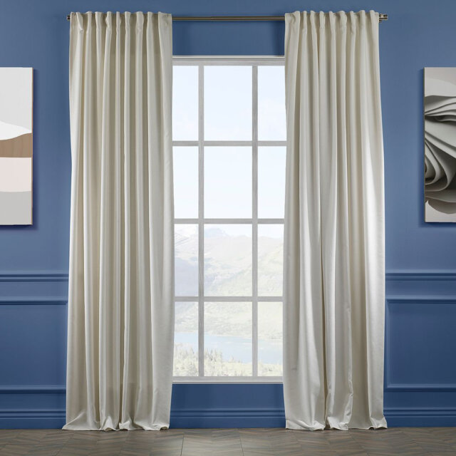 Blackout Thermal with Liner Extra Long & Extra Wide Decorative Curtain Single Panel
