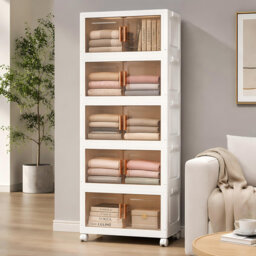 Stackable Storage Containers Box with Wheels