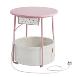 End Table with Built-In Outlets