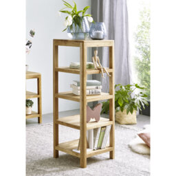 Artemisia 106cm H x 40cm W Solid Wood Etagere Bookcase