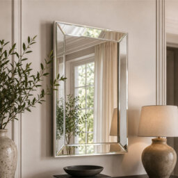 Metal Rectangle Wall Mirror
