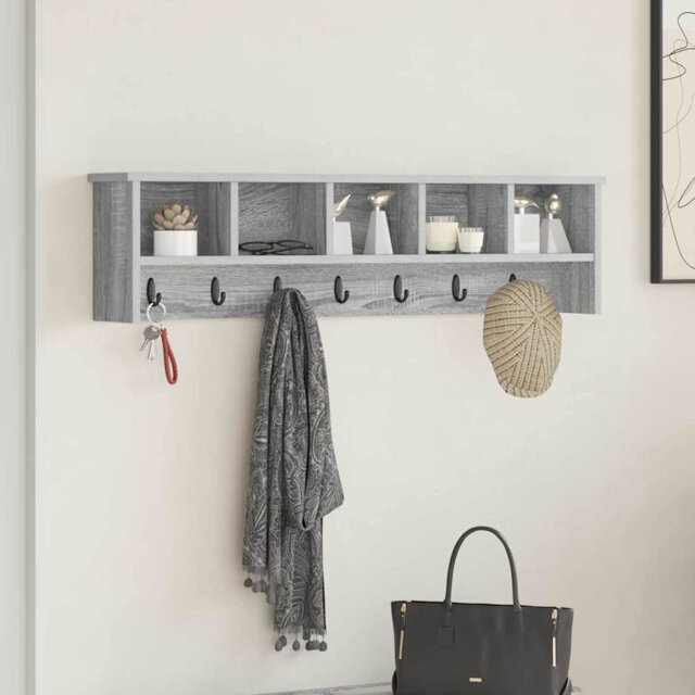Wall-Mounted Coat Rack 100 X 16 X 26 Cm