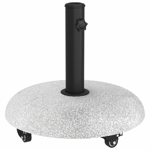 Parasol Base Yellow, Black 45 X 45 X 40 Cm Concrete, Metal