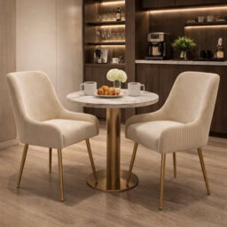 Tufted Velvet Upholstered Upholstered Back Side Chair