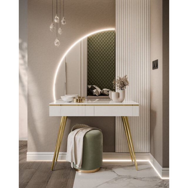 Avdulah Dressing Table with Mirror