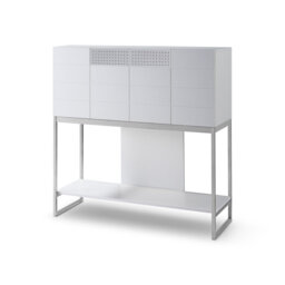 Hamayel Metal Base Secretary Desk