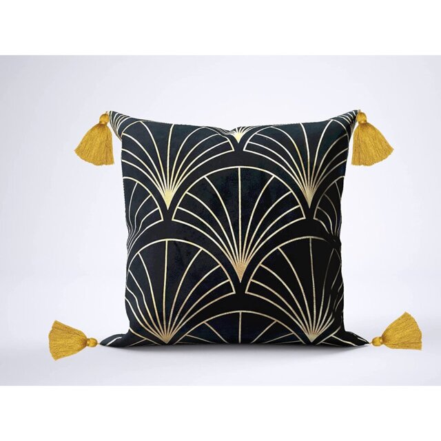 Dokkum Art Deco Tiles Geomestric 43Cm Scatter Cushion Cover