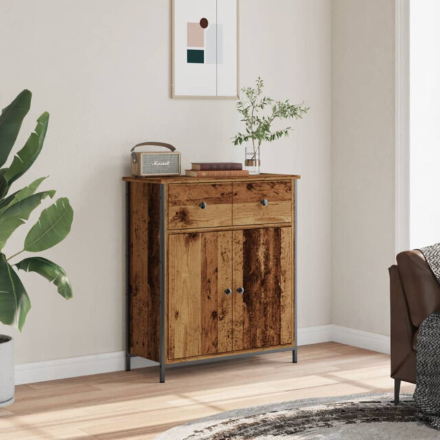 Borough Wharf Sideboard Artisan Oak 70X41x56 Cm Engineered Wood